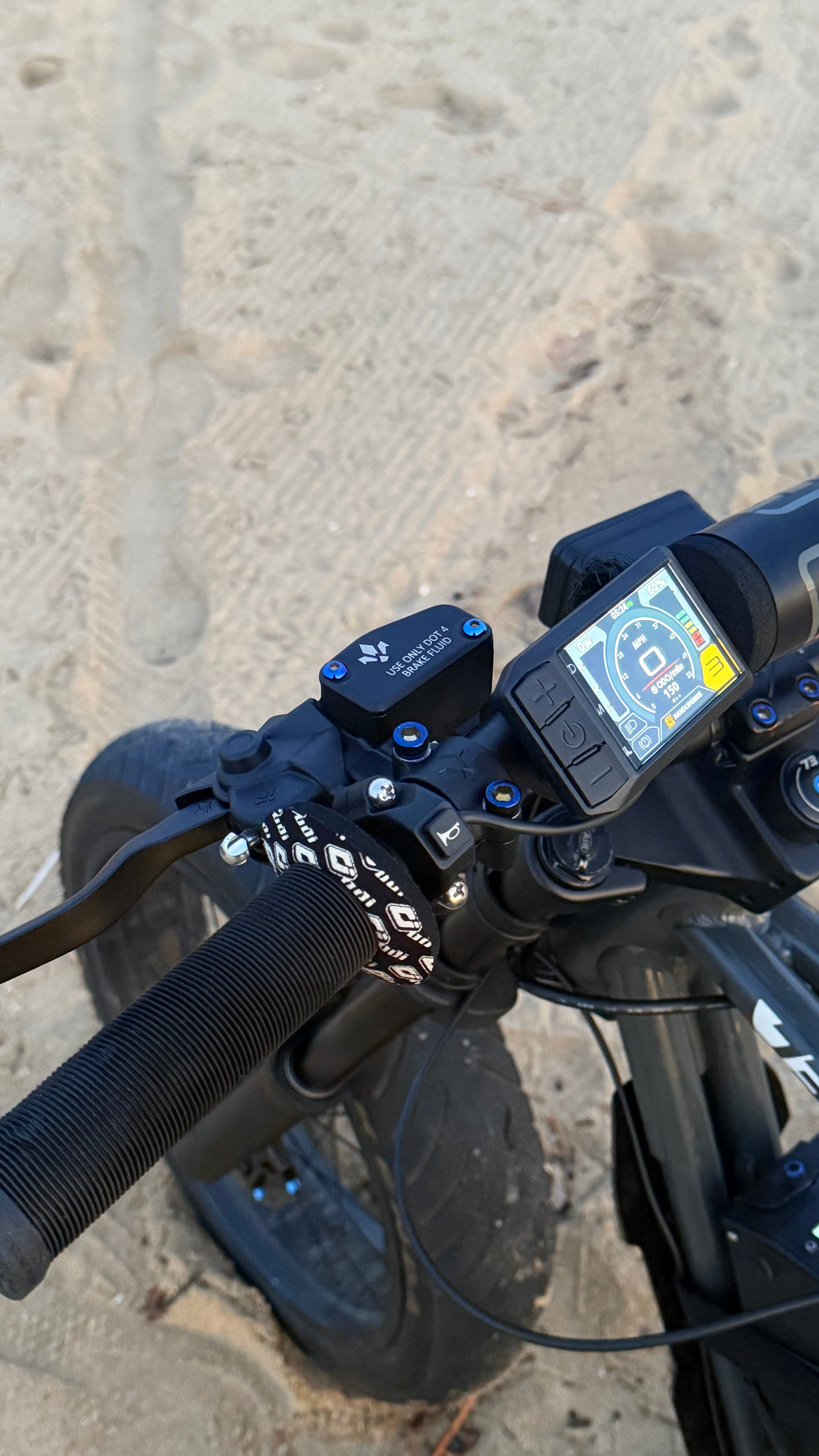 Formula E-moto handbrake titanium